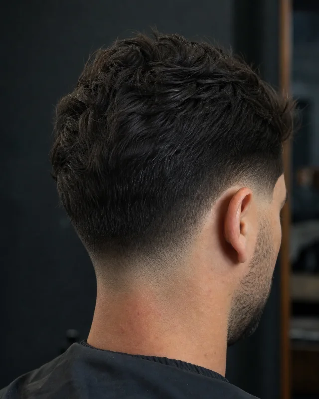 Illustrative men's fade reference