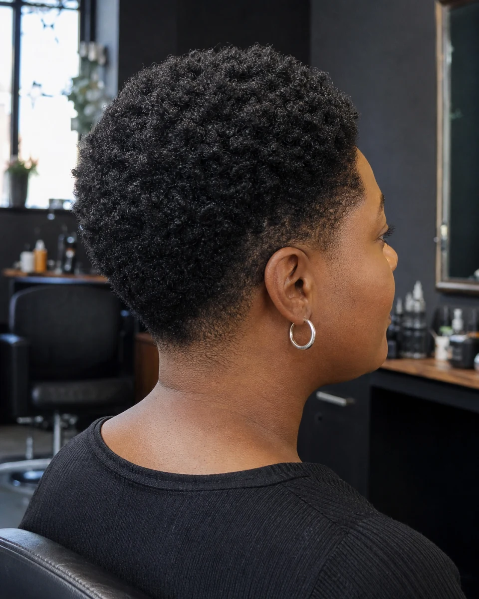 Illustrative Afro shaping reference